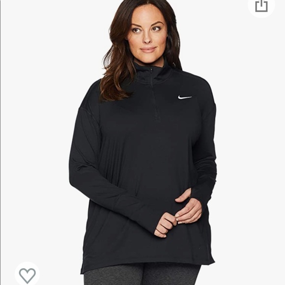 Nike Jackets & Blazers - 🖤🏃🏽‍♀️Nike Dri-Fit Running 1/4 Zip Pullover Jacket
